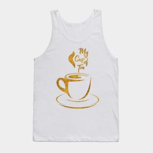 My Cup of Tea  in gold Tank Top